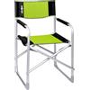 BRUNNER 0404184N.C70 Sedia Regista Captain, Verde/Nero