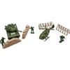 Wonderkids WDK Partner - Set militare con serbatoio, elicottero, soldati e accessori, plastica, 12 pezzi, tema militare, 3 anni e più