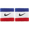 Nike Swoosh Wristbands N0001565-620, Unisex Wristbands, white, One size EU