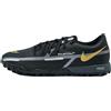 Nike Unisex Kid's Phantom Gt2 PRO Tf Trainers, Black Mtlc Dark Grey Metallic Gold, 26.5 EU