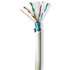 Nedis Cavo di rete - CAT6 - Stranded - F/UTP - Rame - 50 m - Interno - Rotondo - LSZH - Grigio - Scatola di traino