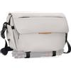 K&F CONCEPT Borsa a Tracolla per Fotocamera, Borsa Macchina Fotografica Impermeabile 15L con Scomparto Notebook 13, Camera Bag per Reflex e Mirrorless, Adatta per Obiettivo 70-200mm, Nero
