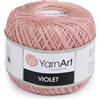 cyclingcolors filato di cotone per uncinetto 50 g lunghezza 282 m pizzo maglia, polvere
