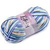 cyclingcolors Filato per calze in lana calda hygge norvegese scandinavo 100 g lunghezza 420 m, blu