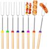 RCYHCY Marshmallow Spiedini telescopici, 8 Pezzi Bastoncini per arrostire Marshmallow,