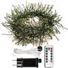 ‎DongGuang Zhuoshi Lighting Technology C ZELUXDOT Accendi Petardo Luci 30m 1000 LED Bianco Caldo Verde Filo (N7I)