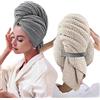 GOEDCH 100 x 60 cm, asciugamano in microfibra per capelli, turbante: 2