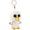 NICI Portachiavi GLUBSCHIS Gabbiano Gullbert 9cm - bianco - Compagno di peluche per zaino o borsa, charm coccola con anello metallico per portachiavi | 61841