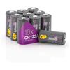 Gp CR123A - Set da 10 Pile | GP Extra | Batterie al Litio CR 123 da 3V - Lunga Dura
