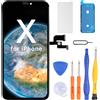 LL TRADER Display per iPhone X LCD Sostituzione Schermo 5.8'' Touch Screen Digit