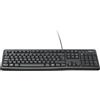 Logitech K120 Tastiera con Cavo per Windows, USB Plug-and-Play, Dimensioni Stand