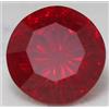 Senza marchio Rubino rosso sangue di piccione Mogok certificato naturale 16,65 ct 14x14 mm ...