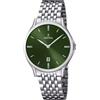 Festina Orologio Uomo Festina F16744/5 Solo Tempo Con Quadrante Verde Cinturino Acciaio