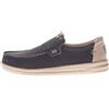 Hey dude Mocassino MIKKA BRAIDED Tessuto Uomo Nero 40124 0rr
