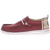 Hey dude Mocassino Tessuto Uomo Rosso 43086 7bi
