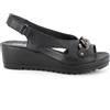 ENVAL Soft 1282800-NERO Sandali Donna PE26