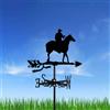 Banderuola a Forma di Cavallo , Ornamento in Ferro Da Montare sul Tetto di Un