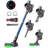 VersLife Z8 Aspirapolvere Senza Fili 40KPa, Scopa Elettrica Leggera con Filtro H