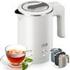 LEBENLANG Bollitore elettrico piccolo in Acciaio Inossidabile - 600W & 0,5L | Ri