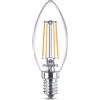 Philips lighting Philips LED Lampadina Oliva filamento, 6 pz, 40W, Attacco E14, Luce Bianca Calda
