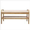 VESTIAMO CASA PANCA CON SCARPIERA LINEA BAMBOO h45x90x34 cm INGRESSO CAMERA ARREDAMENTO