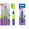 Pelikan Penna Pelikan Cancellabile Erase 2.0 Inchiostro Blu con 2 Refill di Ricambio Blu