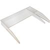 hauck Combine N Change Piano Per Fasciatoio Cassettiera 108x50 cm, Ad es. Per Cassettiera Hemnes IKEA - Adattatore con Vano Portaoggetti, Misura 104x78x15 cm - Legno FSC® - Bianco