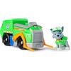 Spin Master PAW Patrol , Camion per la Raccolta di Rifiuti di Rocky, Veicolo e Personaggio R