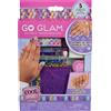 Spinmaster Cool Maker , GO GLAM, kit Unghie laminate con 6 fogli di lamine luccicanti e ade