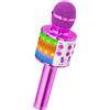 Ankuka Microfono Karaoke Bluetooth Wireless Microfono Bambini Regalo per Bambini