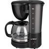 alpina Macchina da caffè - 10 - 12 tazze di caffè con filtro - piastra di mantenimento in caldo - funzione pausa - nero