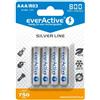 EverActive Batterie Ricaricabili EverActive EVHRL03-800 R03 AAA 1,2 V