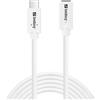 Sandberg 136-55 cavo USB USB 3.2 Gen 2 (3.1 Gen 2) 2 m USB C Bianco