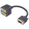 Gembird 0,2 M - VGA (D -SUB) - 2 X VGA (D -SUB) - Female - Maschio - Black CC -V
