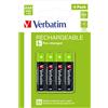 Verbatim 49514 batteria per uso domestico Batteria ricaricabile Mini Stilo AAA N
