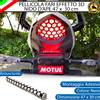 ESL PELLICOLA FARI ADESIVA NIDO D'APE NERO LUCIDO 30 x 47 CM PER HONDA VF 1000