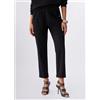 LIU JO PANTALONE SLIM CON RISVOLTO - NERO - TA6255TS922-22222