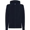RRD MAGLIONE FULL ZIP VELVET CAPP - BLUE BLACK - W25136-60