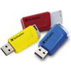 Verbatim Store 'n' Click - Memoria USB 3.2 GEN1 - 3x16 GB - Rosso/Blu/Giallo