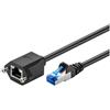 Microconnect SFTP6A03EXT cavo di rete Nero 3 m Cat6a S/FTP [S-STP] (S/FTP CAT6A