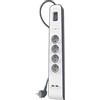 Belkin BSV401CA2M protezione da sovraccarico Nero, Bianco 4 presa[e] AC 2 m (Sur