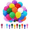 Euqvunn 110 Palloncini Compleanno in Vari Colori, 12 Pollici Palloncini Colorati in Lattice, 11 Colori di Palloncini Elio per Decorazioni Compleanno, Laurea, Baby Shower, Festa, Matrimonio