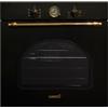 CATA MRA7108WH - Forno Elettrico da Incasso Rustico Nero - Classe Energetica A - 7 Funzioni e Timer di Cottura Meccanico - Forno a Convezione con 5 Livelli di Altezza e 60 L di Capacità - Cata