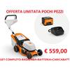 STIHL Rasaerba a batteria STIHL RMA243 36V taglio 41 cm funzione MULCHING CESTO 52 LT