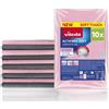 Vileda Actifibre Soft Multipack 10 Panni | Pulizia senza aloni | Eccezionale ass