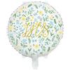 PartyDeco Pallone PALLONCINO in Foil Mylar PRIMA COMUNIONE IHS- gonfiabile ad aria o ad el