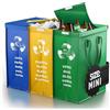 PTMS® Borse Raccolta Differenziata MINI COPERCHIO - Carta, Plastica, Vetro | 3 B
