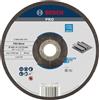 Bosch 1x Mola da sbavo PRO Metal grandi, foro 22,23 mm, oSa (per Acciaio, Ø 180 mm, Professional Accessorio Smerigliatrice angolare grande)