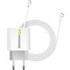 Mayaxess, Caricatore da parete per Galaxy S23 Ultra 20W + Cavo USB-C 1m, Bianco