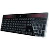 Logitech K750 Tastiera Solare Wireless per Windows, Layout Inglese QWERTY - Nero